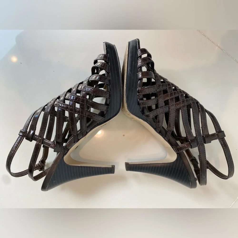 Madden Girl Strap heel bronze size 9 - Picture 1 of 5